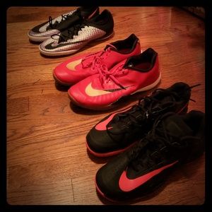 3 pair Nikes (1 size 10.5, 2 size 11)